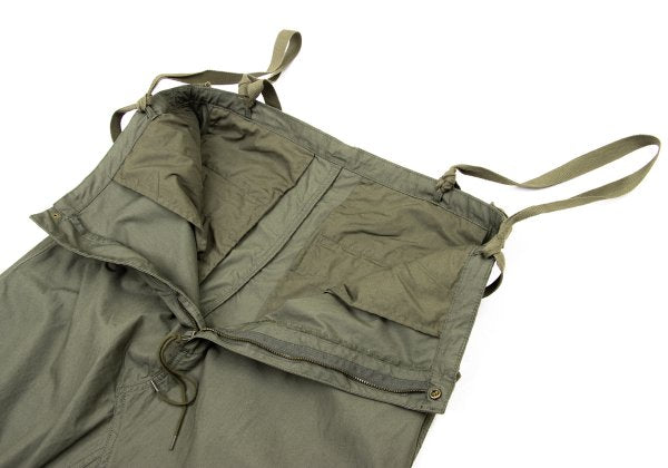 BEAMS BOY Drawstring Military Midi Skirt Khaki Size L