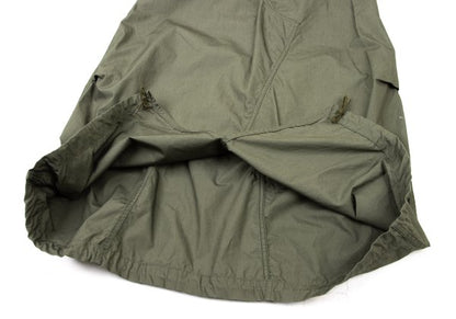 BEAMS BOY Drawstring Military Midi Skirt Khaki Size L