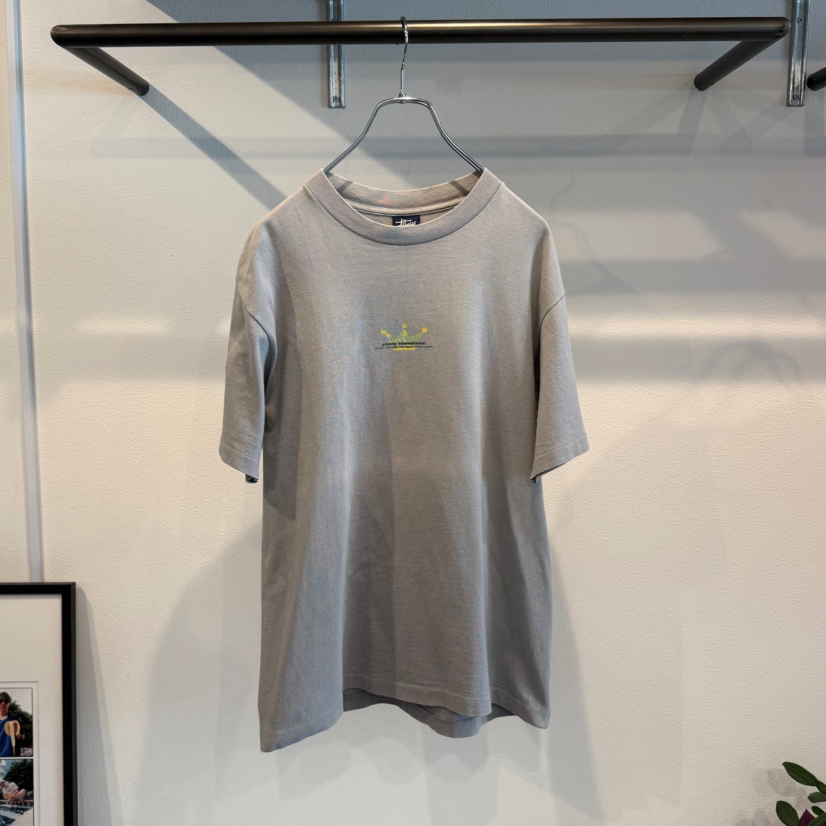 Stussy Vintage 90s-00s graphic print tee Gray Size M