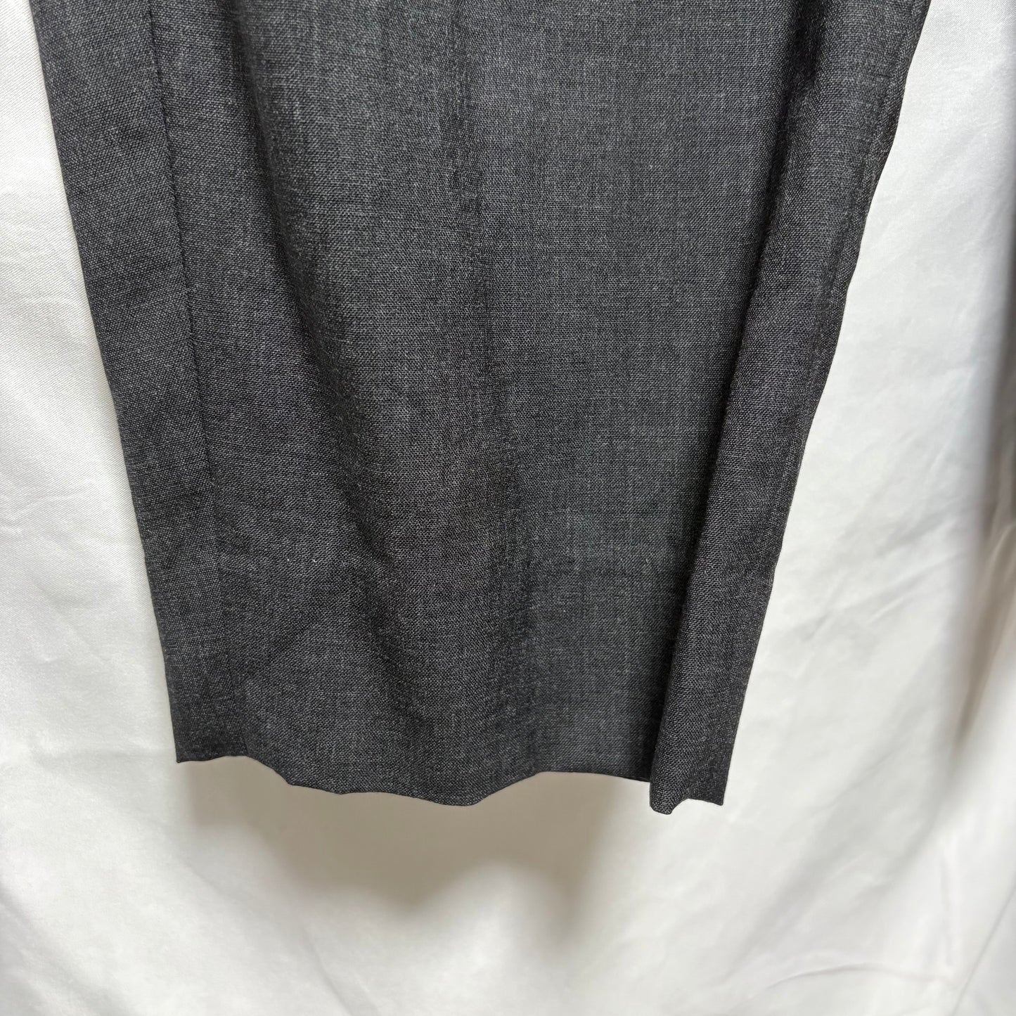 kolor 21SS Asymmetric Wool Cropped Pants Gray Size 2