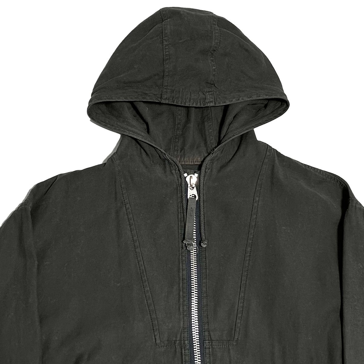 ZUCCA SS08 Garment Dye Cotton Parka Dark Gray Size M