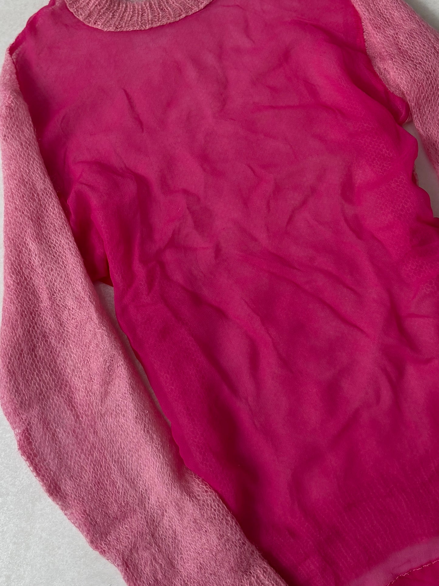 Comme des Garcons tricot Mixed Material Sleeve Shirt Size S