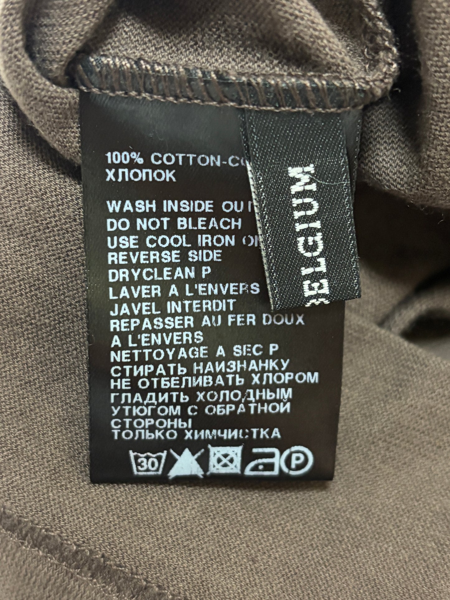 Ann Demeulemeester Brown T-Shirt Size S