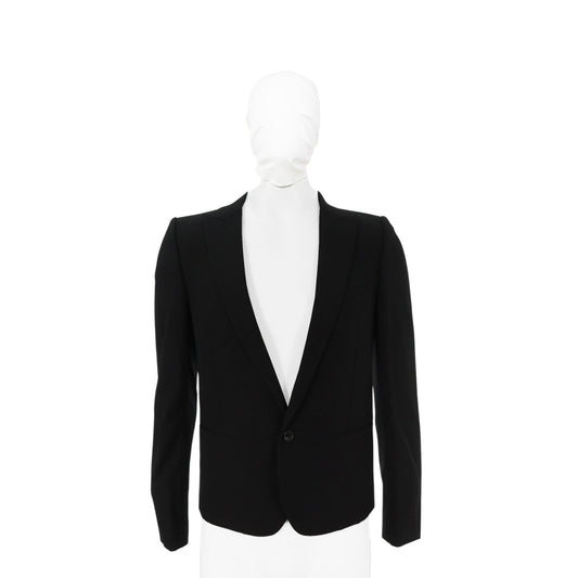 NUMBER (N)INE Wool Silk Jacket Black Size 2
