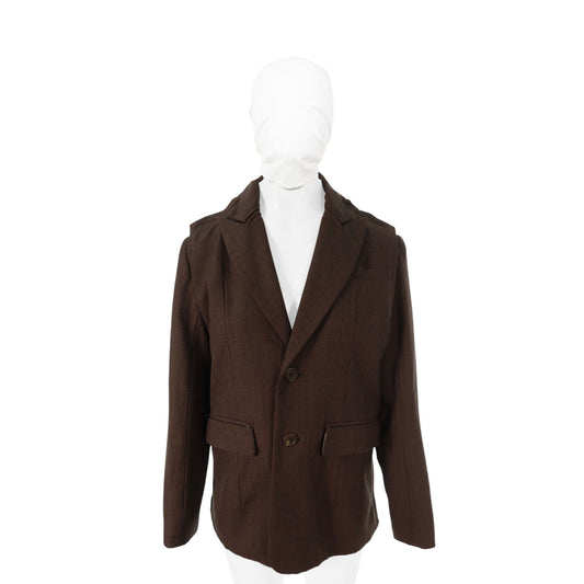 UNDERCOVER 1998 A/W Brown Red Wool Jacket