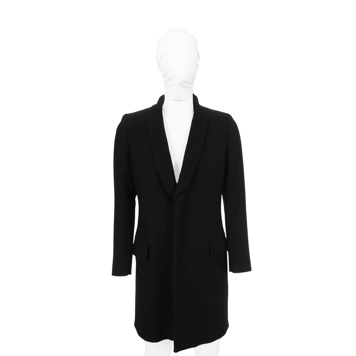 Maison Martin Margiela ⑭ 2006 A/W Wool Coat Black Size 44