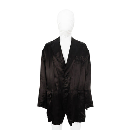 COMME des GARCONS 2022 S/S Cupra Black Pink Coat Size S