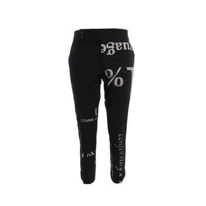 COMME des GARCONS 2003 A/W Black/Silver Pants Size S