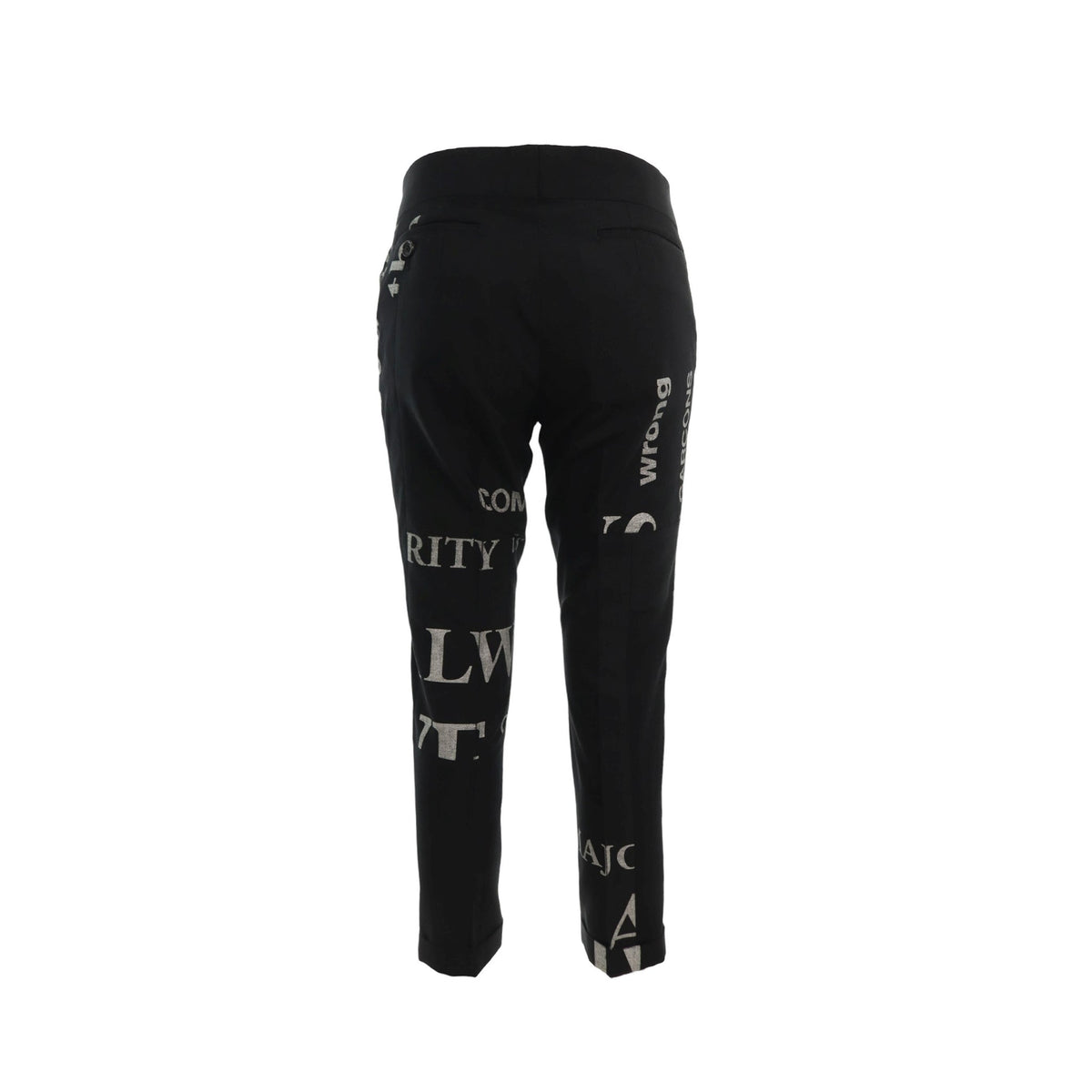 COMME des GARCONS 2003 A/W Black/Silver Pants Size S