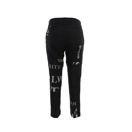 COMME des GARCONS 2003 A/W Black/Silver Pants Size S