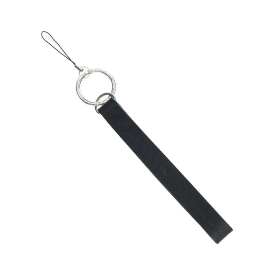 Maison Martin Margiela Leather Bracelet Black Silver