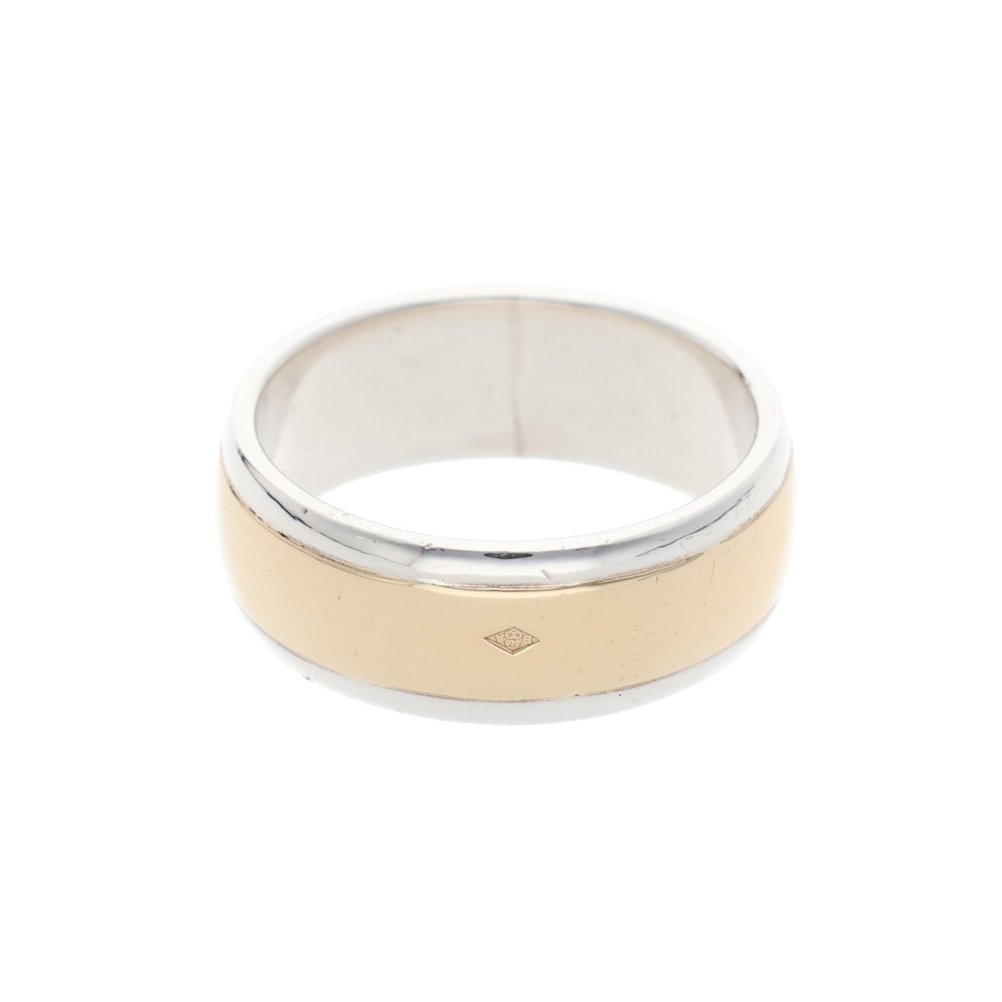 Hermes HERMÈS Silver Gold 925 750 Ring