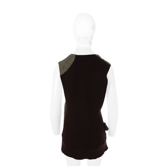 UNDERCOVER 2004 A/W Gray Bordeaux Wool Dress Size S