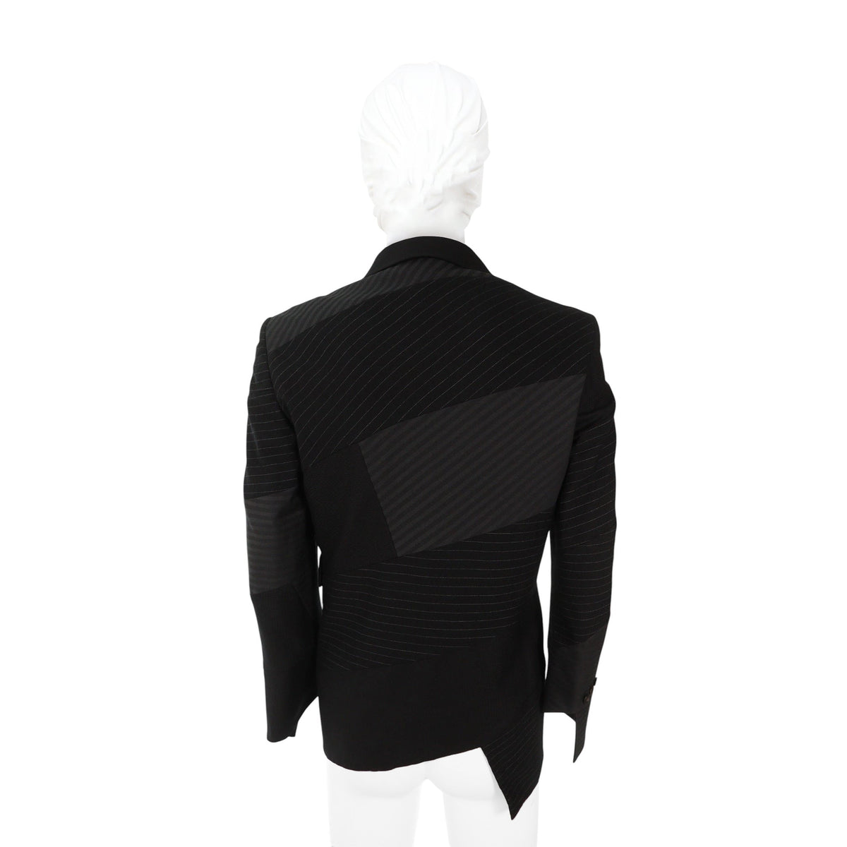 COMME des GARCONS 2015 A/W Black Gray Wool Jacket Size S