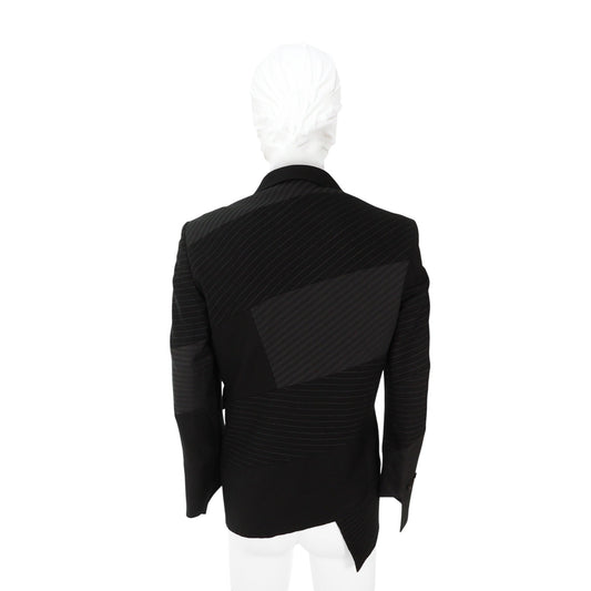 COMME des GARCONS 2015 A/W Black Gray Wool Jacket Size S