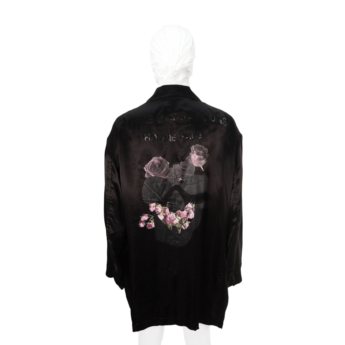 COMME des GARCONS 2022 S/S Cupra Black Pink Coat Size S