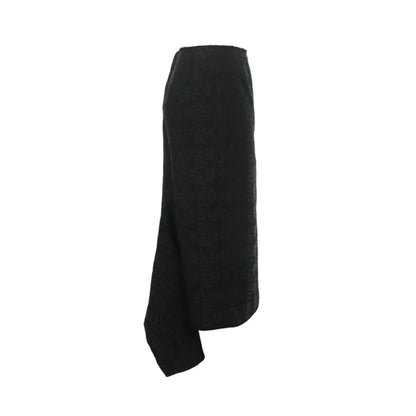 COMME des GARCONS 2020 S/S Black Polyester Skirt Size XS