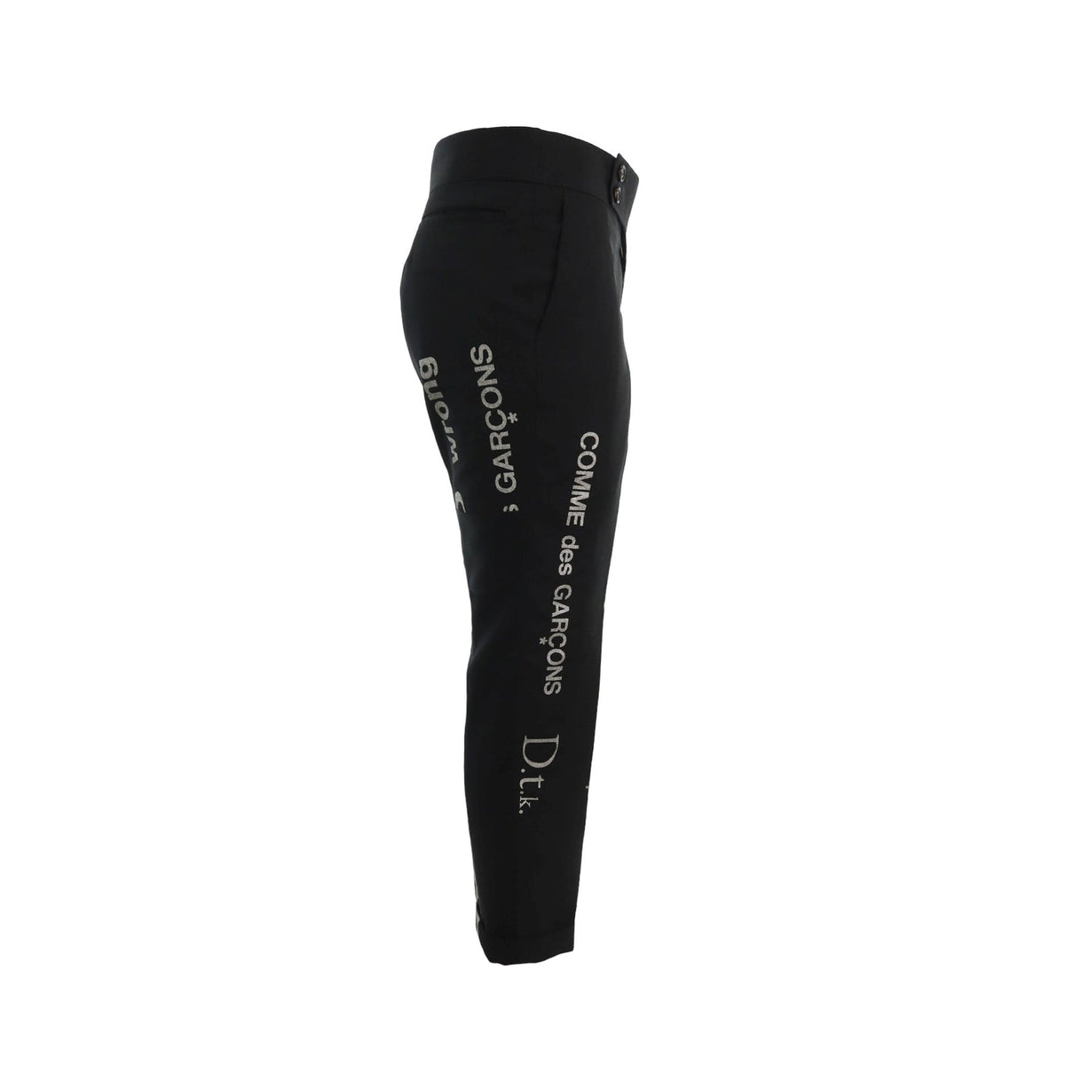 COMME des GARCONS 2003 A/W Black/Silver Pants Size S