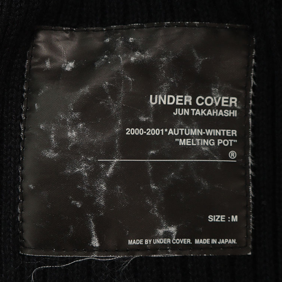 UNDERCOVER 2000 A/W Black Mohair Knit Size M