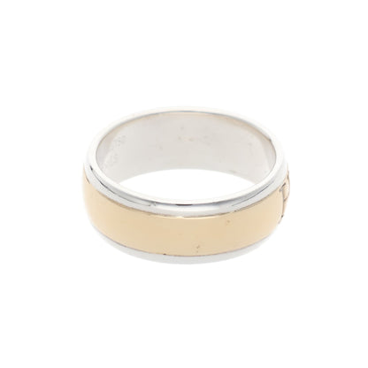 Hermes HERMÈS Silver Gold 925 750 Ring