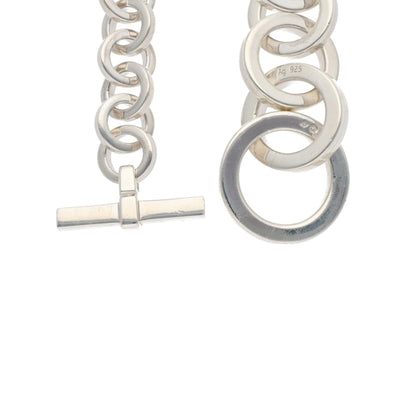 Hermes HERMÈS Silver Ag925 Bracelet Size 23LINK