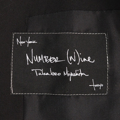 NUMBER (N)INE Wool Jacket Black Size 2