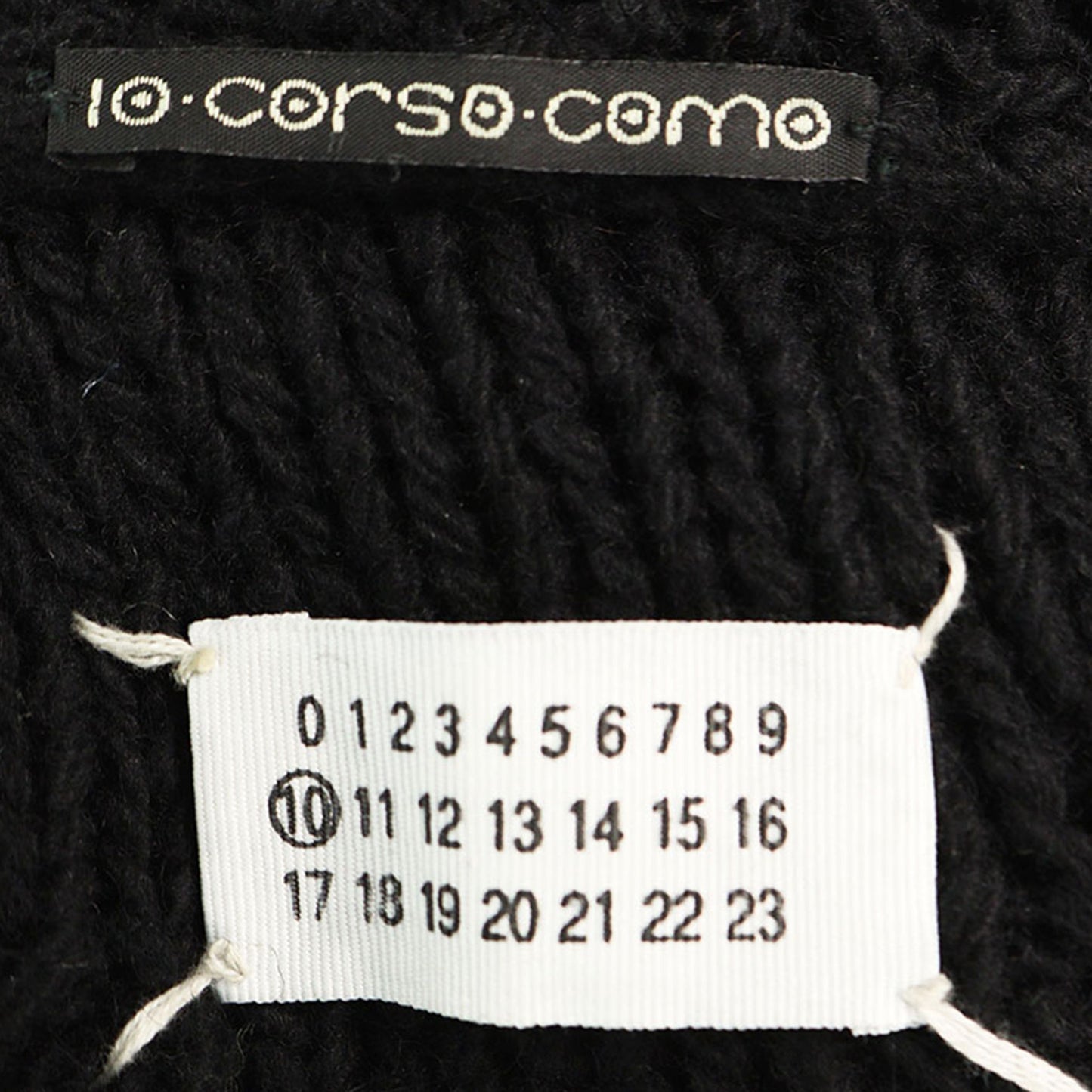Martin Martin Margiela 10 2000 Wool Sweater Black Size S