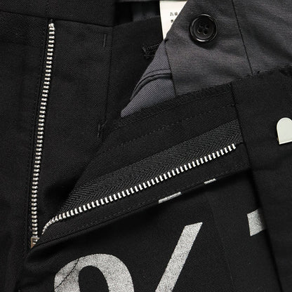 COMME des GARCONS 2003 A/W Black/Silver Pants Size S