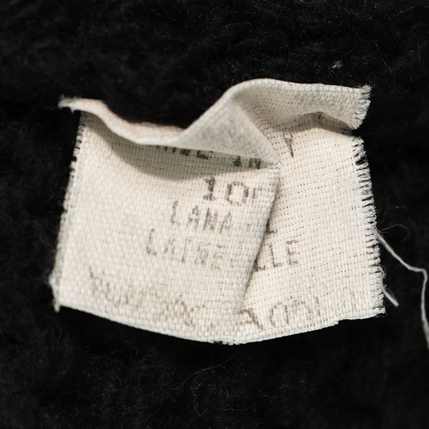 Martin Martin Margiela 10 2000 Wool Sweater Black Size S