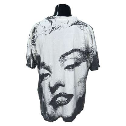 MARILYN MONROE 90s Vintage Big Face T-Shirt Size XL