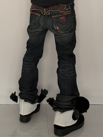 MARITHÉ+FRANÇOIS GIRBAUD Back Design Denim Jeans Size S