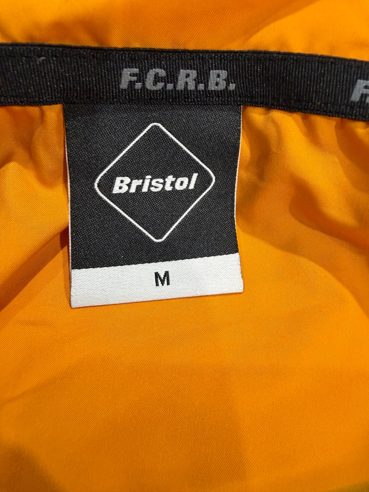 F.C. Real Bristol Orange Practice Anorak Size M