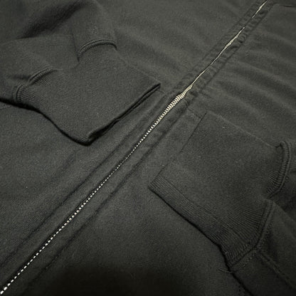blurhms Charcoal Brown Double Zip Bomber Jacket