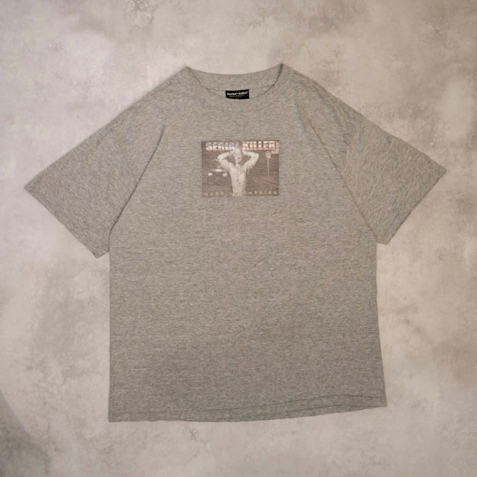 SERIAL KILLER American History X 90s Grey T-Shirt Size XL