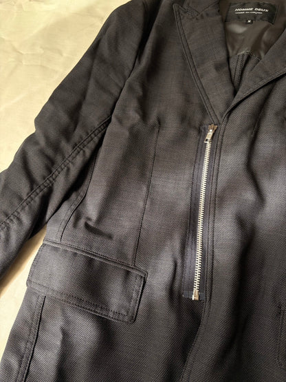 CDG HOMME DEUX 18SS Wool Zip Blazer Gray Size M