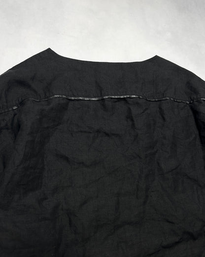 Isamu Katayama Backlash Cowhide Seam Linen Tee Size L
