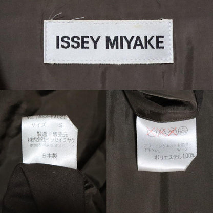 Issey Miyake 98AW Brown Shawl Collar Long Down Coat Size S
