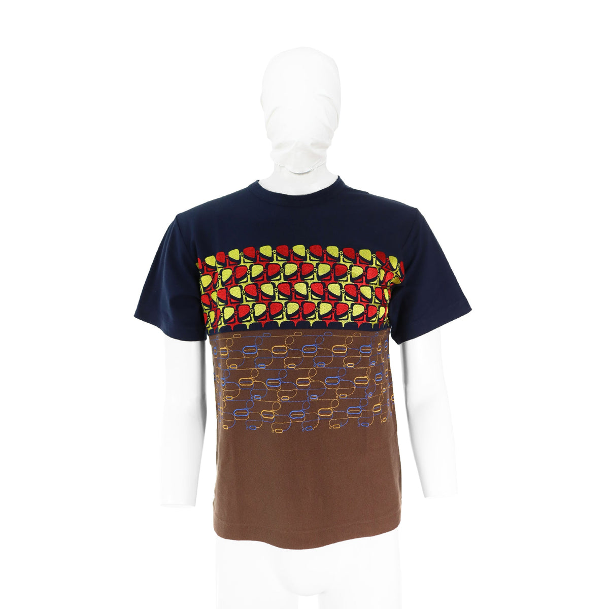 COMME des GARCONS HOMME PLUS 2002 Navy/Brown T-Shirt