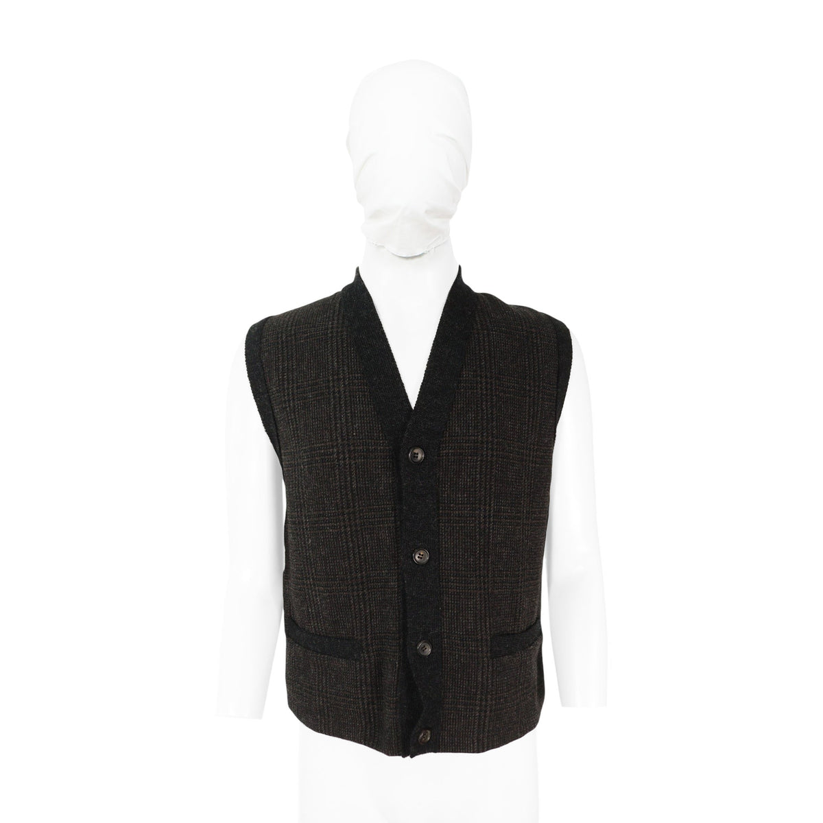 COMME des GARCONS Brown Wool Vest