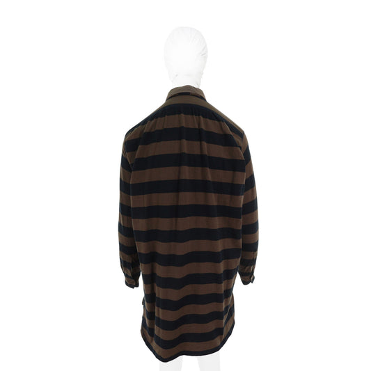 COMME des GARCONS Brown Black Cotton Dress