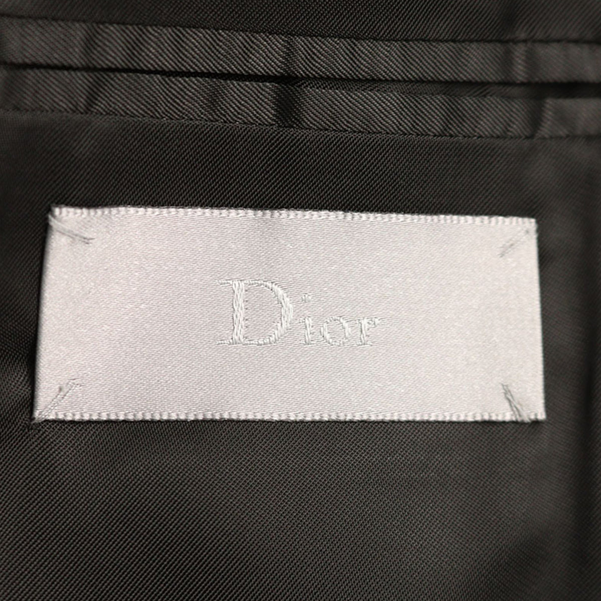 DiorHOMME 02AW Black Wool Jacket Size 46