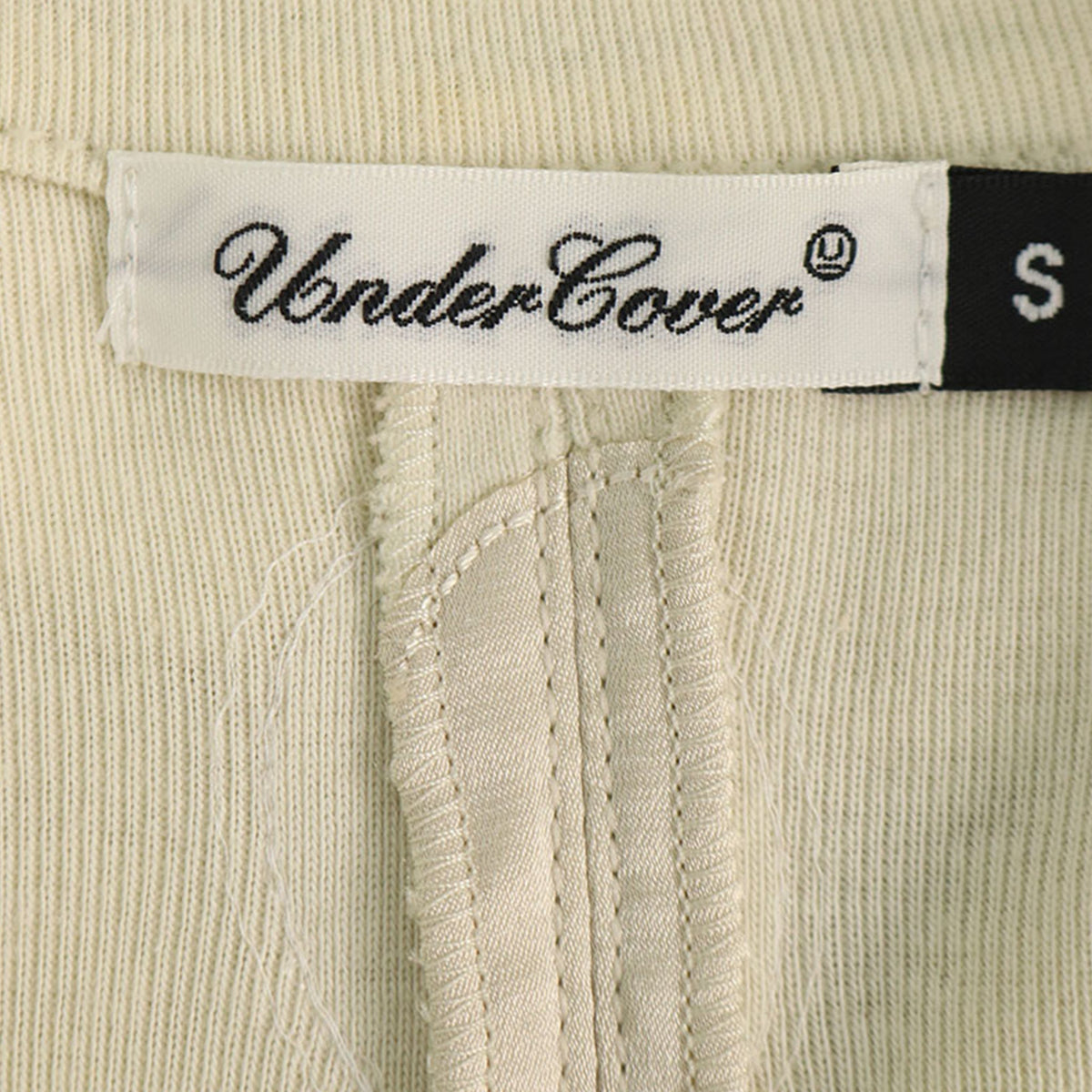 UNDERCOVER Cotton Midi Dress Off-White Beige Size S