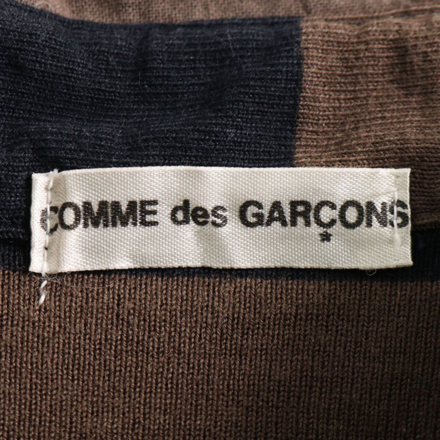 COMME des GARCONS Brown Black Cotton Dress