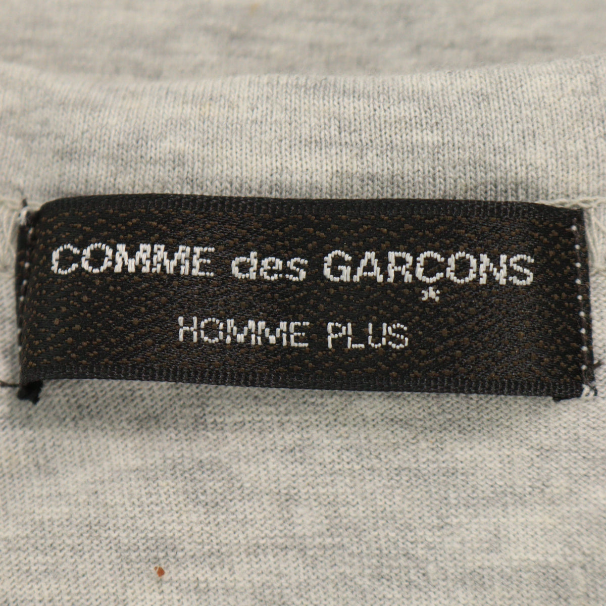 COMME des GARCONS Gray Cotton T-Shirt