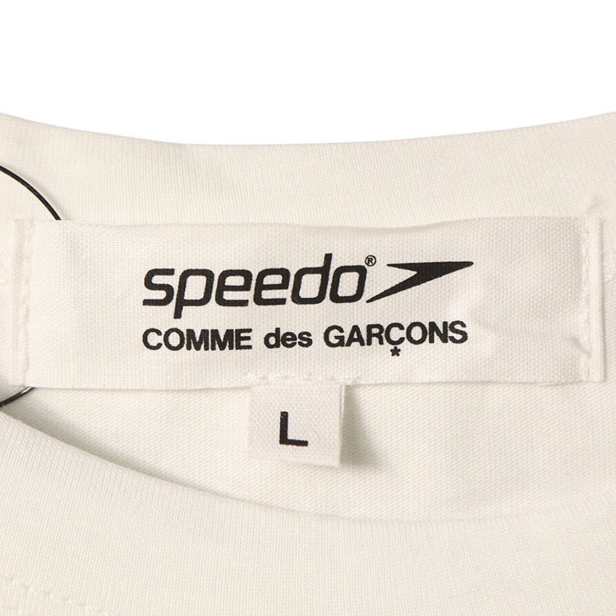 COMME des GARCONS White Cotton T-Shirt Size L
