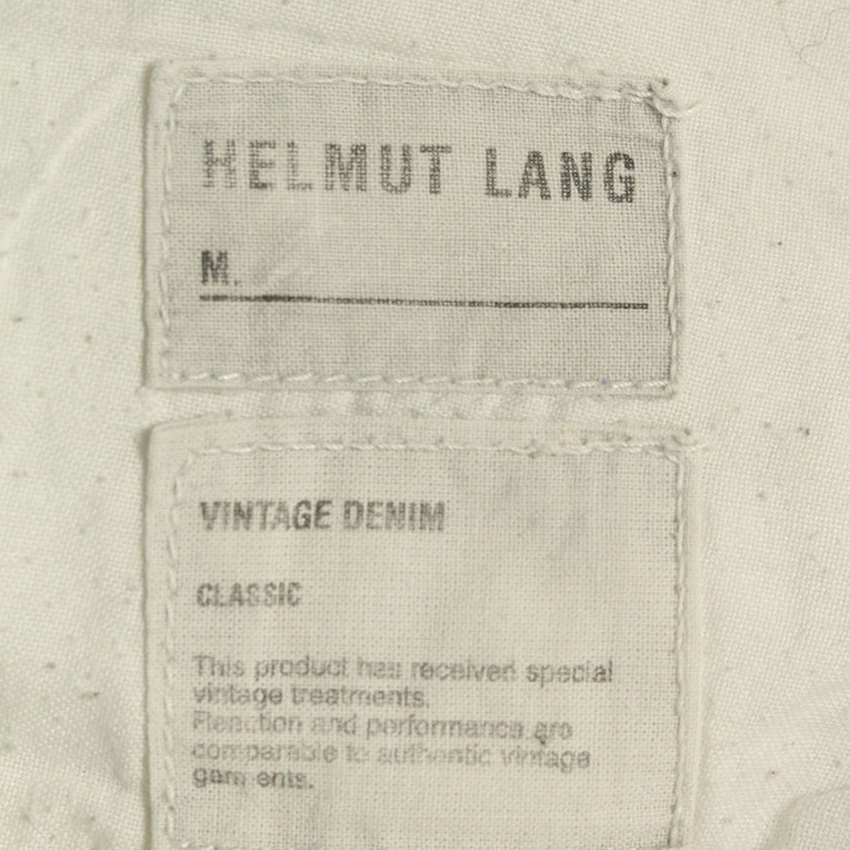 HELMUT LANG White Denim Jeans Size 28 Inch