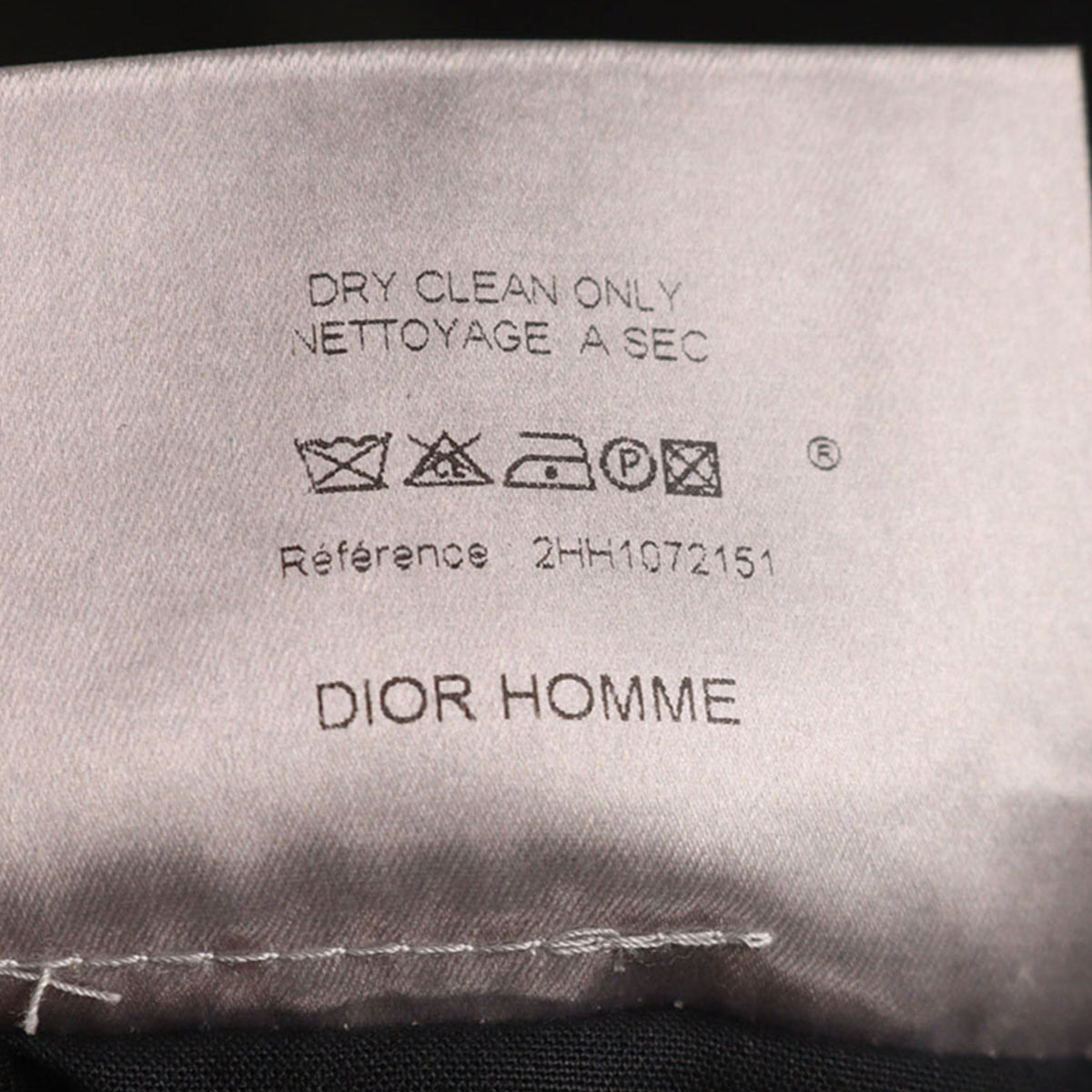 DiorHOMME 02AW Black Wool Jacket Size 46