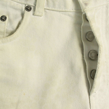 HELMUT LANG White Denim Jeans Size 28 Inch