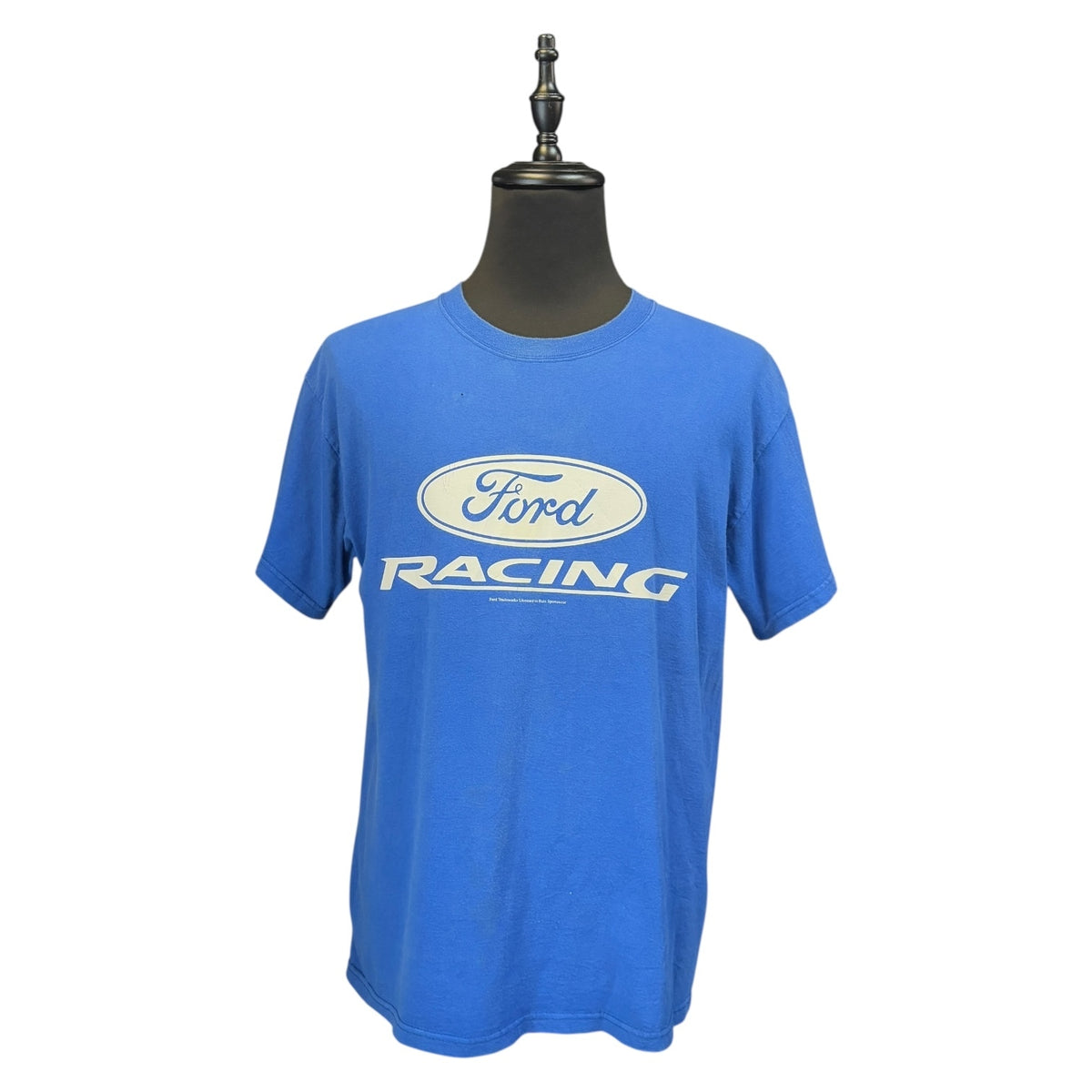 Ford Racing Corporate Logo T-Shirt Blue Size L