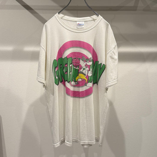 Green Day Vintage 00's band tee with cartoon graphic White Size L